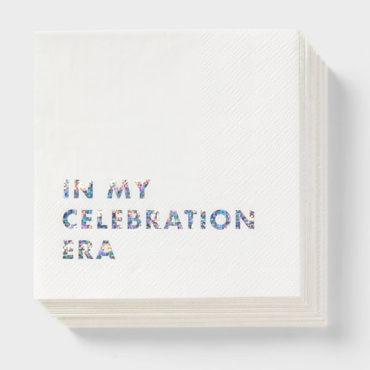 "In My Celebration Era" Beverage Napkin 30ct - Spritz™ | Target