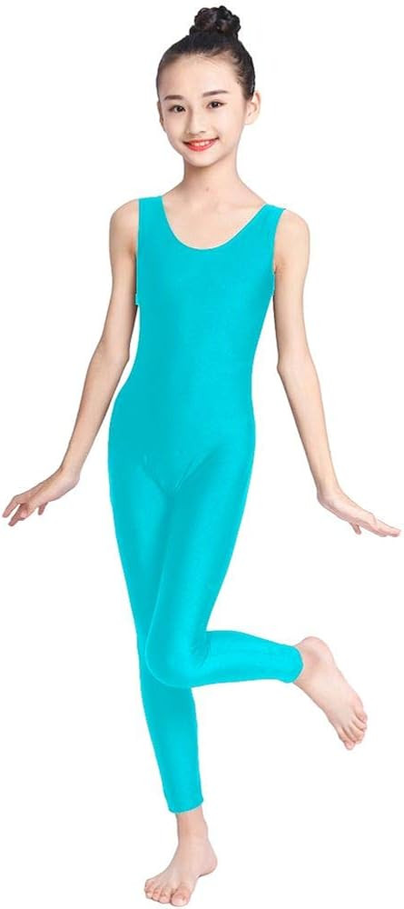 OVIGILY Girls Spandex Tank Dance Unitard Kids Dancewear | Amazon (US)