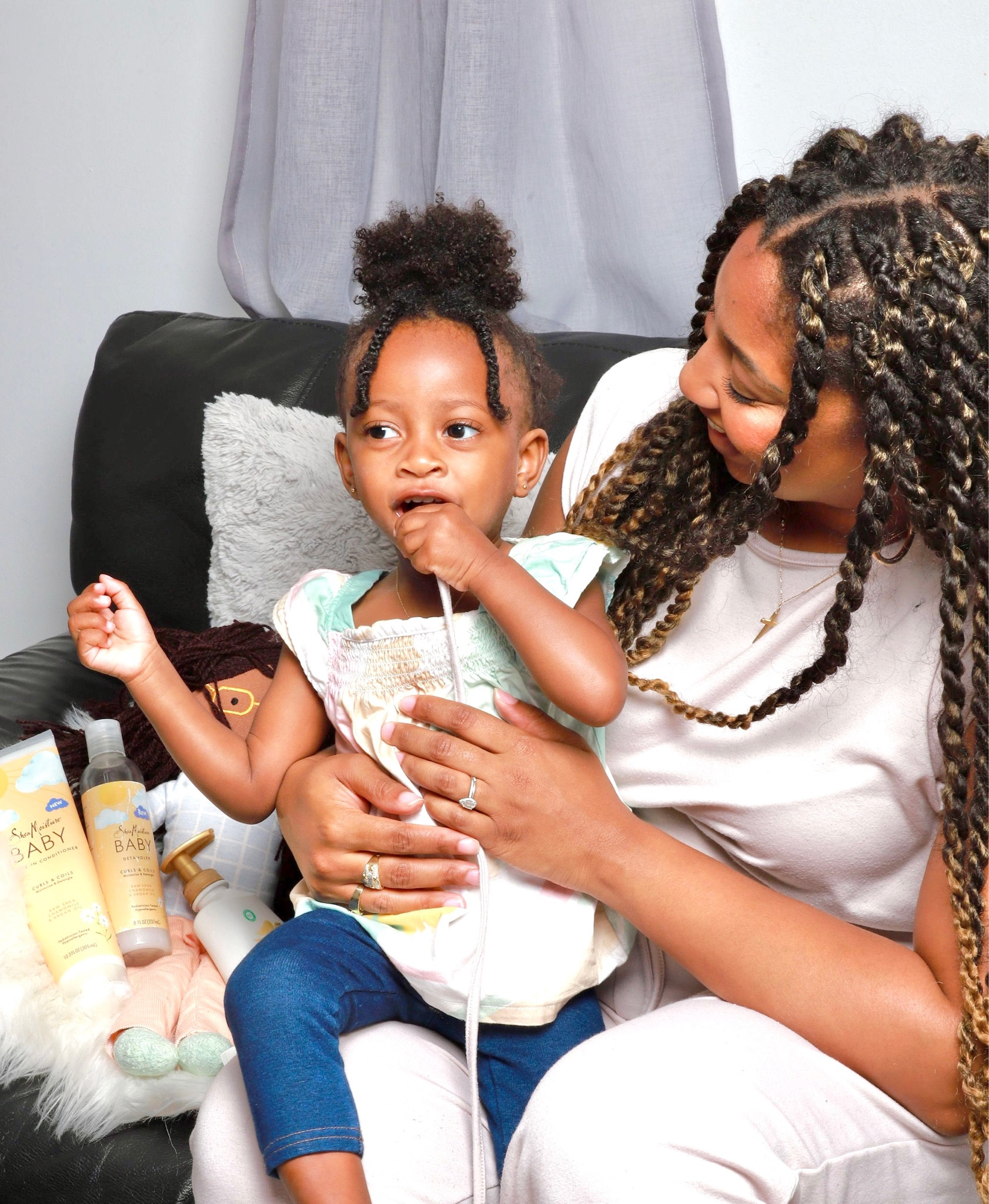 Little Miss Temple is headed to Camp Grandma to hang with her cousins. So I used @babydovecare Melanin Rich Line and @sheamoisturebaby to get her right. Both lines are formulated perfectly for her skin and curly hair making sure it’s nourished, hydrated and always on point. Shop all of our favorites at @target. #TargetPartner #Curlyhairbaby #BabyCare 

#LTKbaby #LTKsalealert #LTKfamily