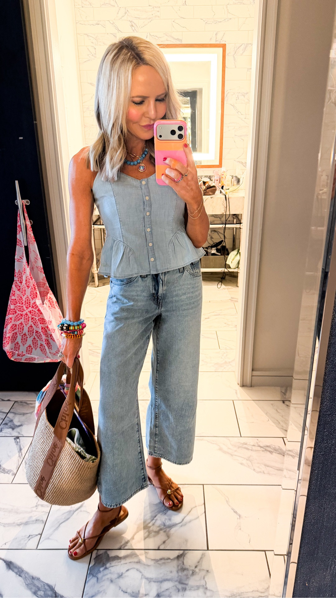 Denim on denim = wearing XS in my top and size 24 in jeans! @levis •

#LTKgrwm #LTKootd #LTKSeasonal