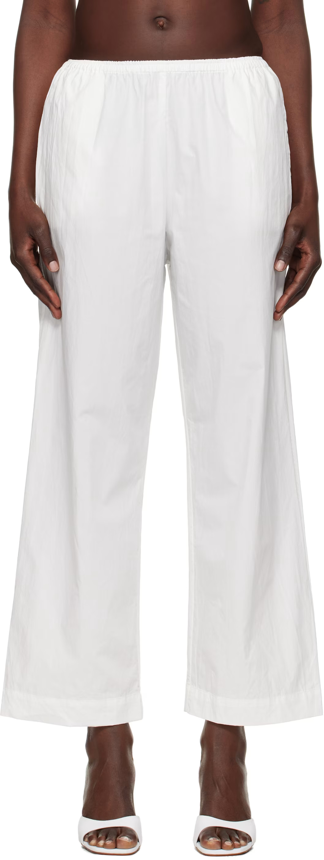 Deiji Studios - White Ease Trousers | SSENSE