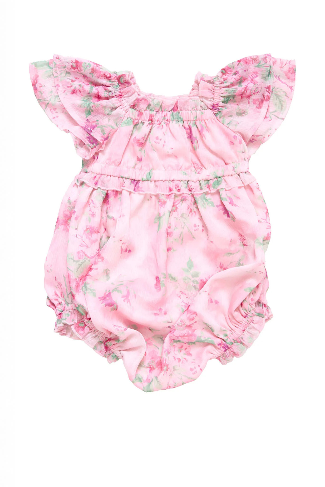 Baby Juliana Romper in Rose Trance | Ivy City Co