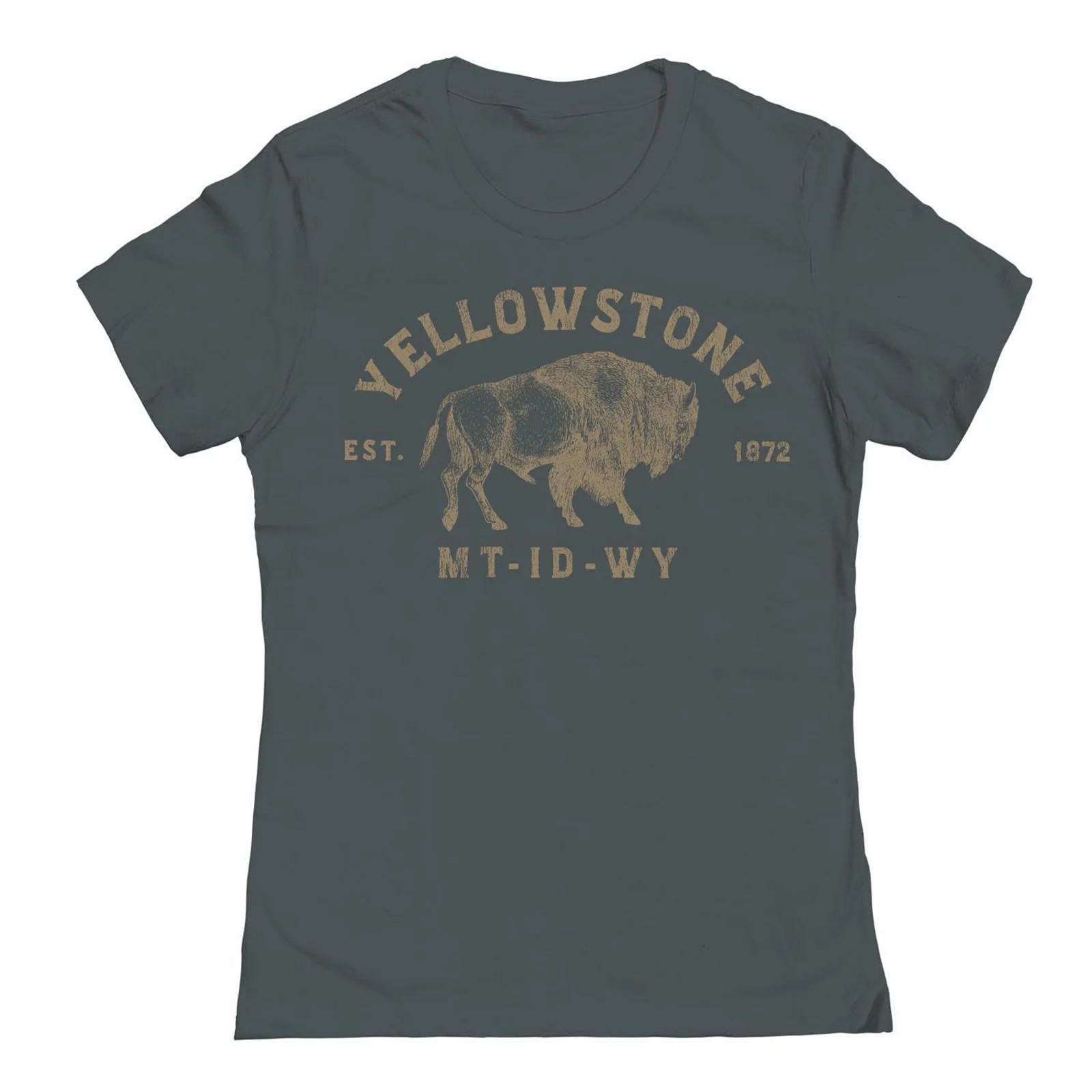 Junior's Yellowstone Graphic Tee, Girl's, Size: Large, Heavy Grey | Kohl's