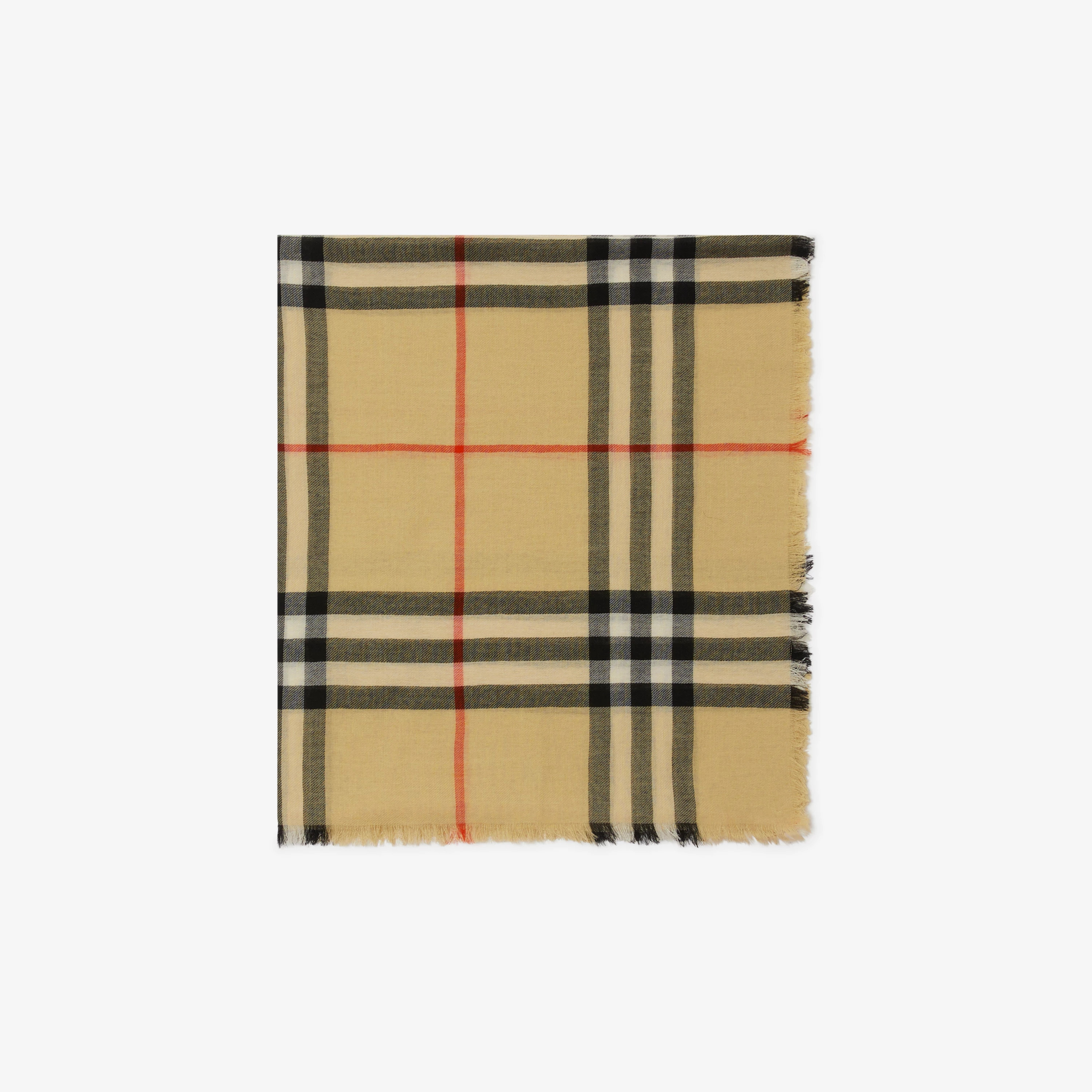 Check Wool Scarf | Burberry (US)