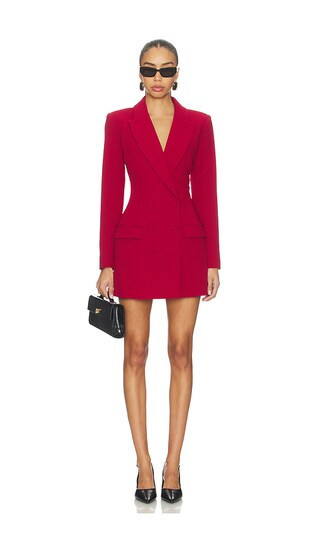 NBD Jenni Blazer Mini Dress in Red. - size M | Revolve Clothing (Global)