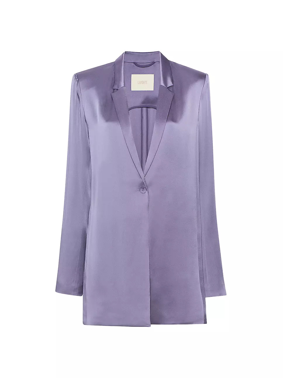 Single-Breasted Satin Blazer | Saks Fifth Avenue