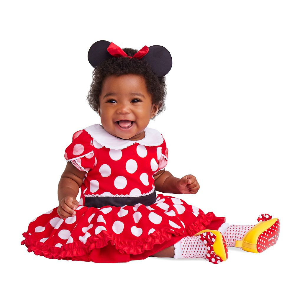 Minnie Mouse Costume Bodysuit for Baby – Red | Disney Store