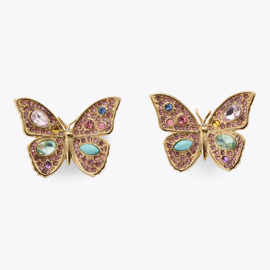 large butterfly stud earrings | Kurt Geiger US