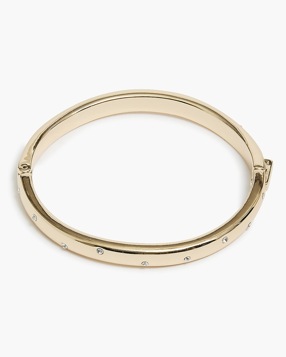 Gold and crystal bangle bracelet | J.Crew Factory