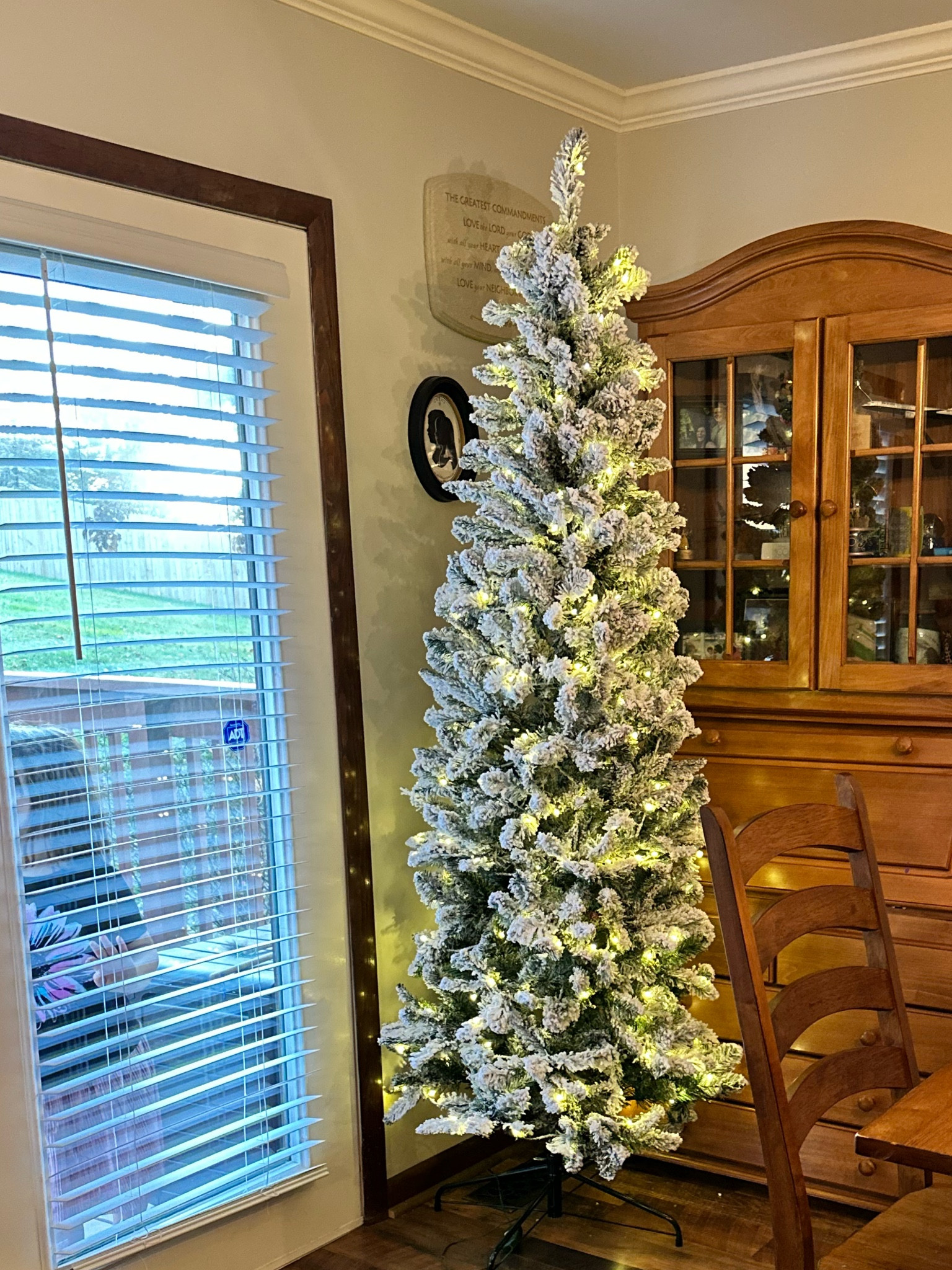 I’m in love with this pencil flocked tree - it’s perfect for our dining room and doesn’t take up too much space! 

#LTKHoliday #LTKhome #LTKSeasonal