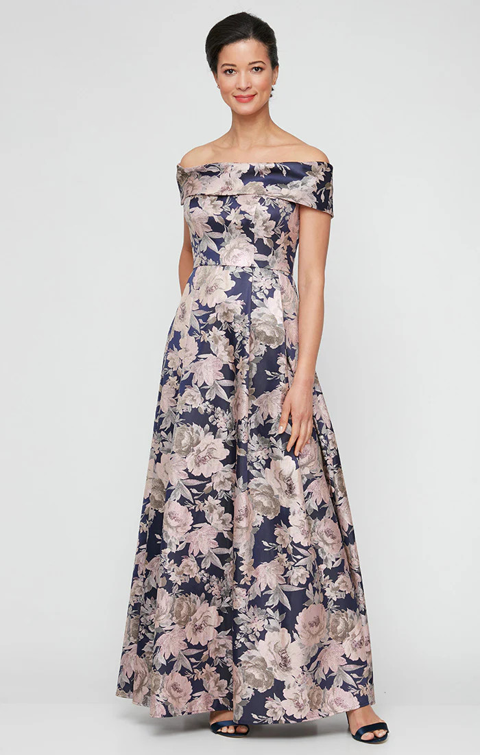 Serena Floral Ballgown | Alex Evenings