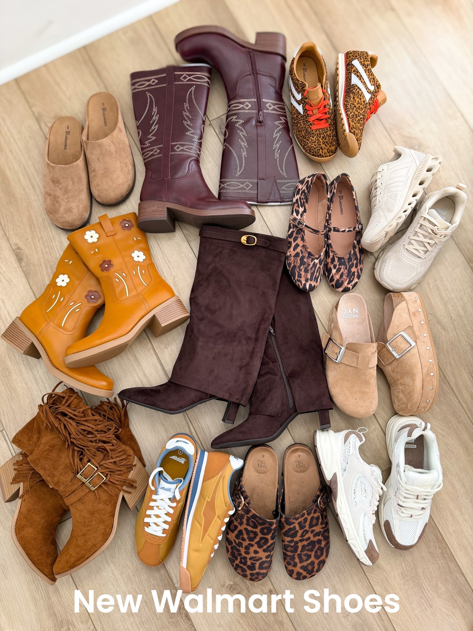 The Walmart fall fashion new arrivals just keep getting better! 😍 From western boots and fringe booties to leopard flats, cozy clogs, everyday sneakers, and the cutest mules, these affordable finds look so much more expensive than they are. I’m also loving all the new handbags and jewelry to complete every fall outfit.

Whether you’re refreshing your wardrobe for back-to-school, fall weekends, game days, or everyday mom life, Walmart has so many trendy shoes and accessories at amazing prices. I have a feeling several of these are going to sell out quickly!

#walmart #walmartfashion #walmartfinds #fallfashion #fallshoes #westernboots #cowboyboots #fallboots #leopardprint #walmartstyle #affordablefashion #fallaccessories #everydaystyle #momstyle #shoefinds #fashionfinds #newarrivals #fallwardrobe #styleonabudget #walmartnewarrivals

#LTKootd