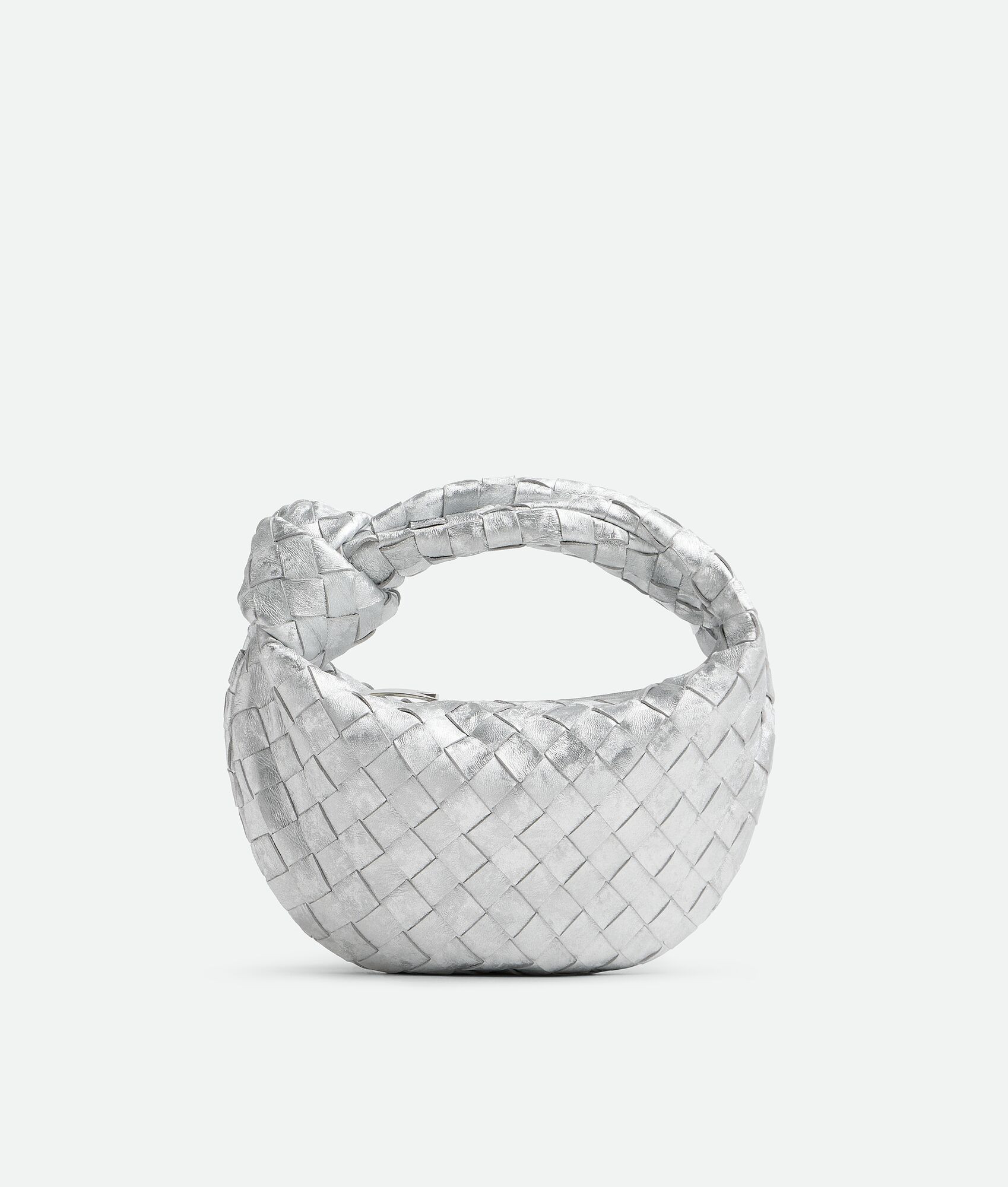 Women's Mini Jodie in Silver | Bottega Veneta US | Bottega Veneta