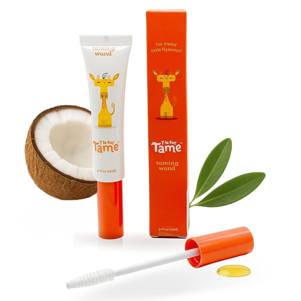 T is for Tame Hair Taming Wand for Flyaways, Frizz - Natural & Vegan Styling Wand - Slick Back Sm... | Amazon (US)