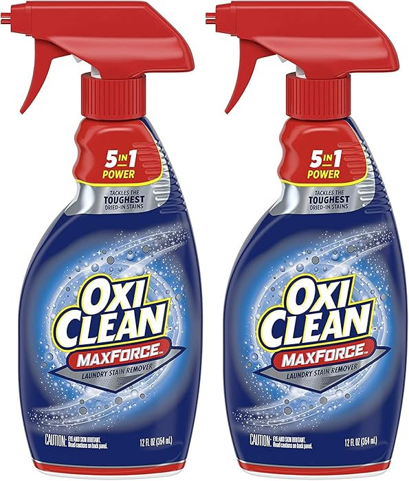 OxiClean Max Force 5 in 1 Power Laundry Stain Remover Spray, 12 oz - 2 PK | Amazon (US)