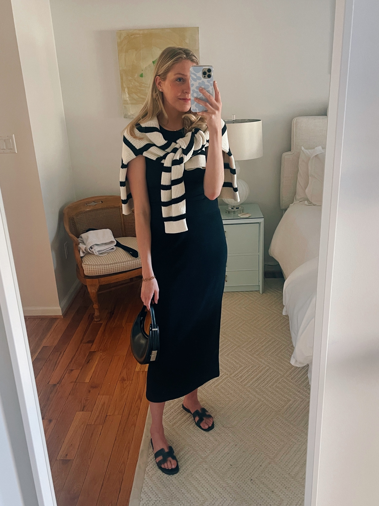 Saturday night spring dinner! Skirt is old from the gap!