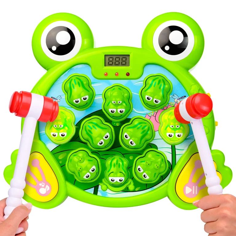 CifToys Interactive Whack a Frog Game, Learning Toy for Kids with 2 Hammers | Walmart (US)