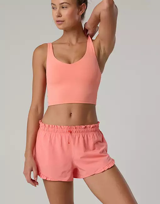 OFFLINE By Aerie Real Me Low Key Longline Sports Bra | Aerie