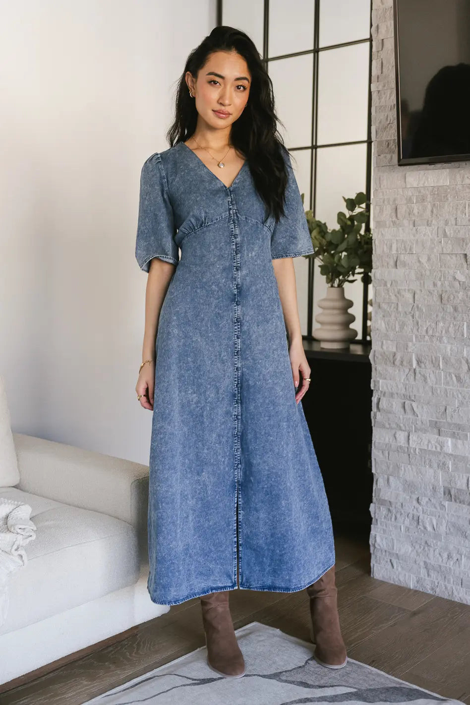Alayna Button Up Dress | Böhme US