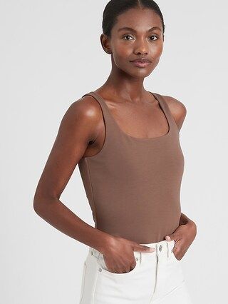 Scoop-Neck Thong Bodysuit | Banana Republic Factory