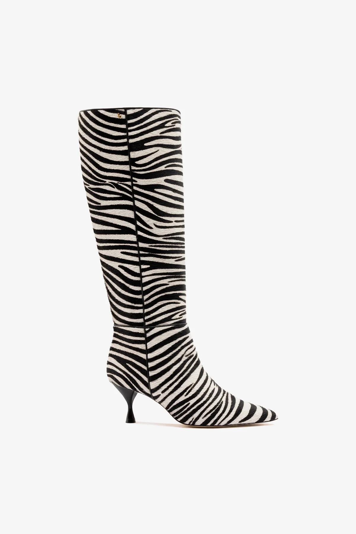 Georgia Boot Zebra Hair Leather | Larroude
