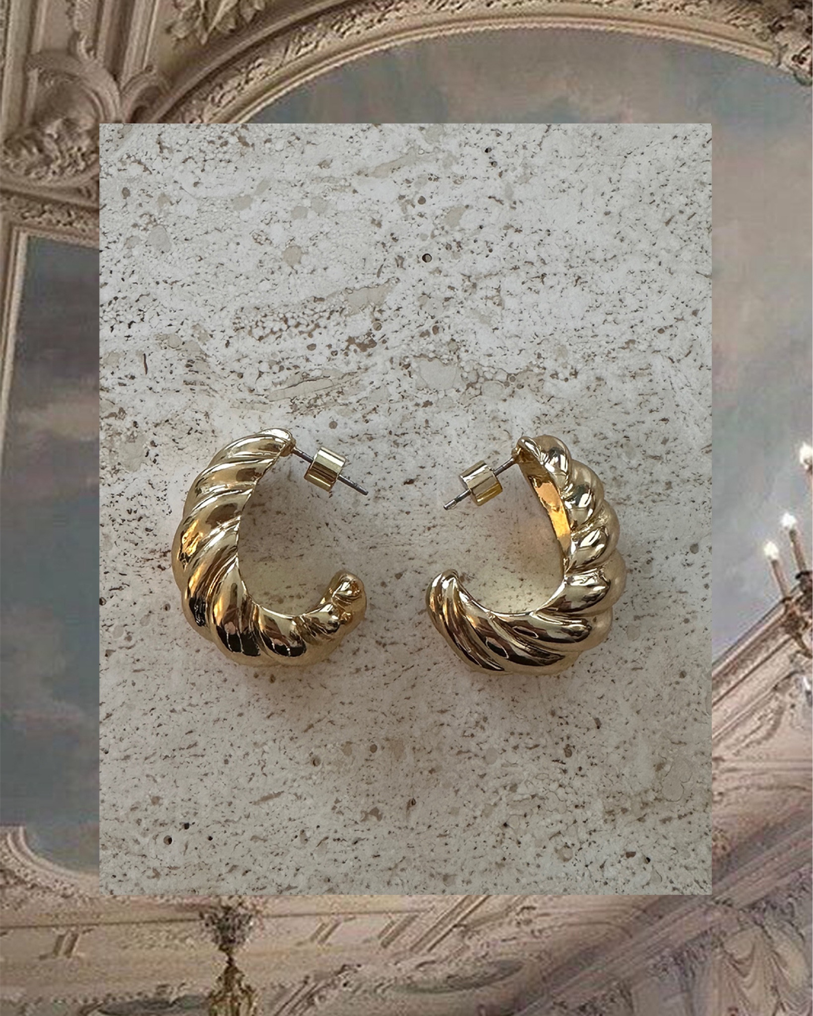 SUCH a statement pair or earrings. Just like the shape of the Bottega Veneta earrings but with the croissant style ribbed detail… such a good update ✨
Mango Braided earrings | Bottega earrings dupe | Chunky gold earrings | Gift ideas for women | Christmas outfit jewellery | Statement earrings 

#LTKparties #LTKU #LTKfindsunder50