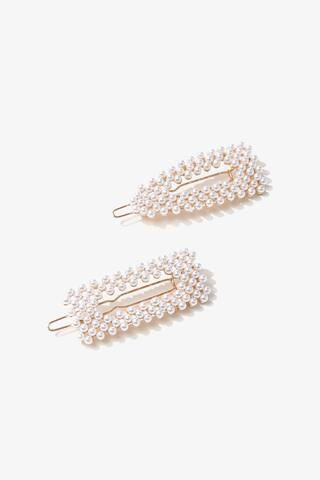 Faux Pearl Barrette Set | Forever 21 (US)