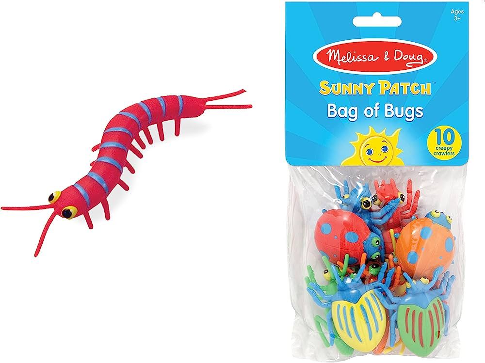 Melissa & Doug Sunny Patch Bag of Bugs (10 pcs) - Pretend Play Insect Toys, Counting And Sorting ... | Amazon (US)