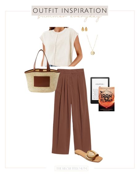 Everyday summer outfit


Summer  summer fashion  summer outfit  casual summer outfit  everyday Outfit Inspo  neutral fashion  wide leg pants  tote bag  the recruiter mom  

#LTKStyleTip #LTKSeasonal