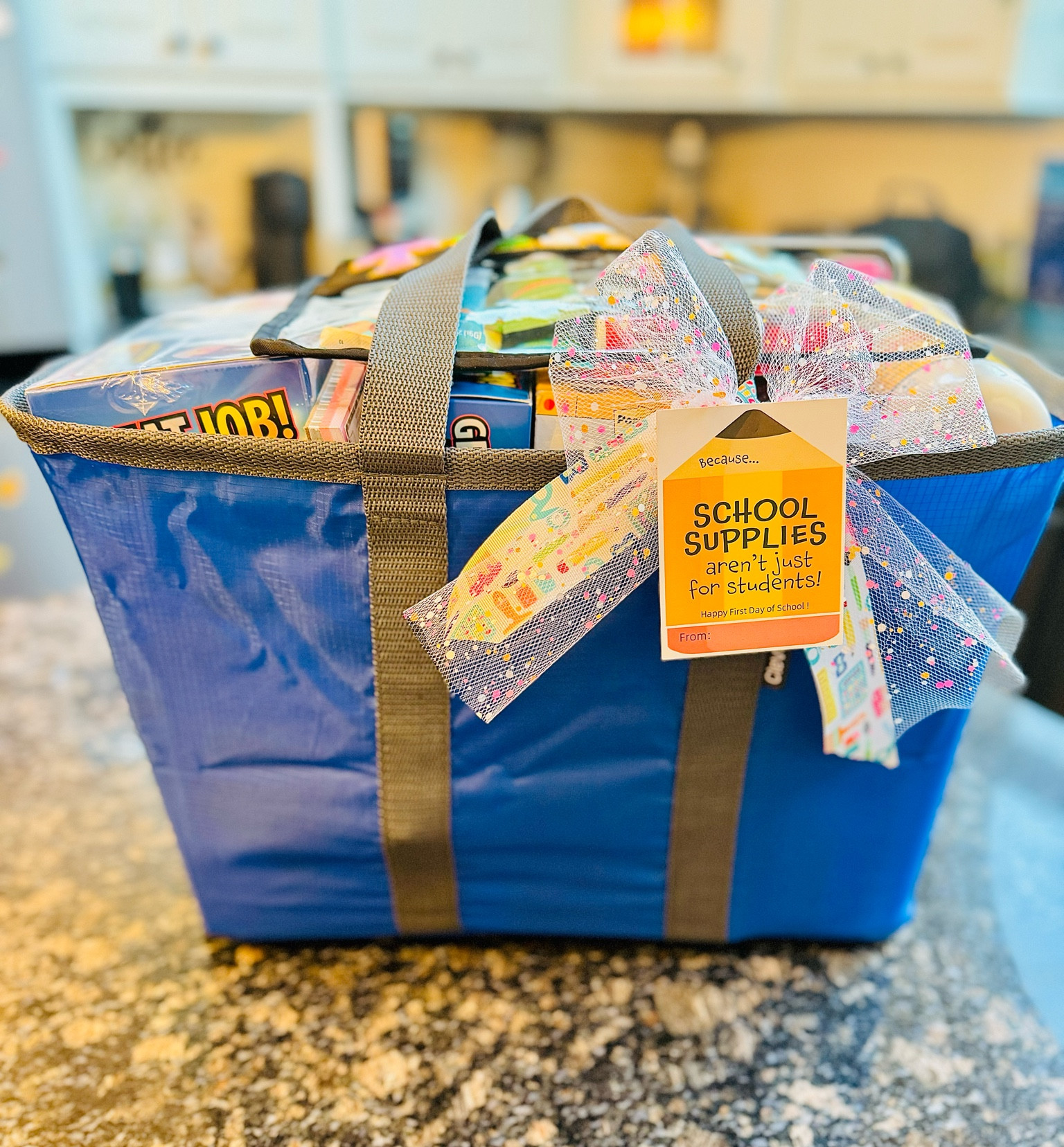 We are getting close to Back to School over here on the East Coast (some have already started) and were wishing every one a bright and happy year. 🏫
•
Heres a useful (and a little survival) kit i prepared for my kid’s teachers - i do plan to personalize the pencil tray once we officially have a name! ✏️

#school #teacher #giftideas #ltkvideo #ltkbacktoschool #ltkseasonal

#LTKKids #LTKBacktoSchool #LTKVideo