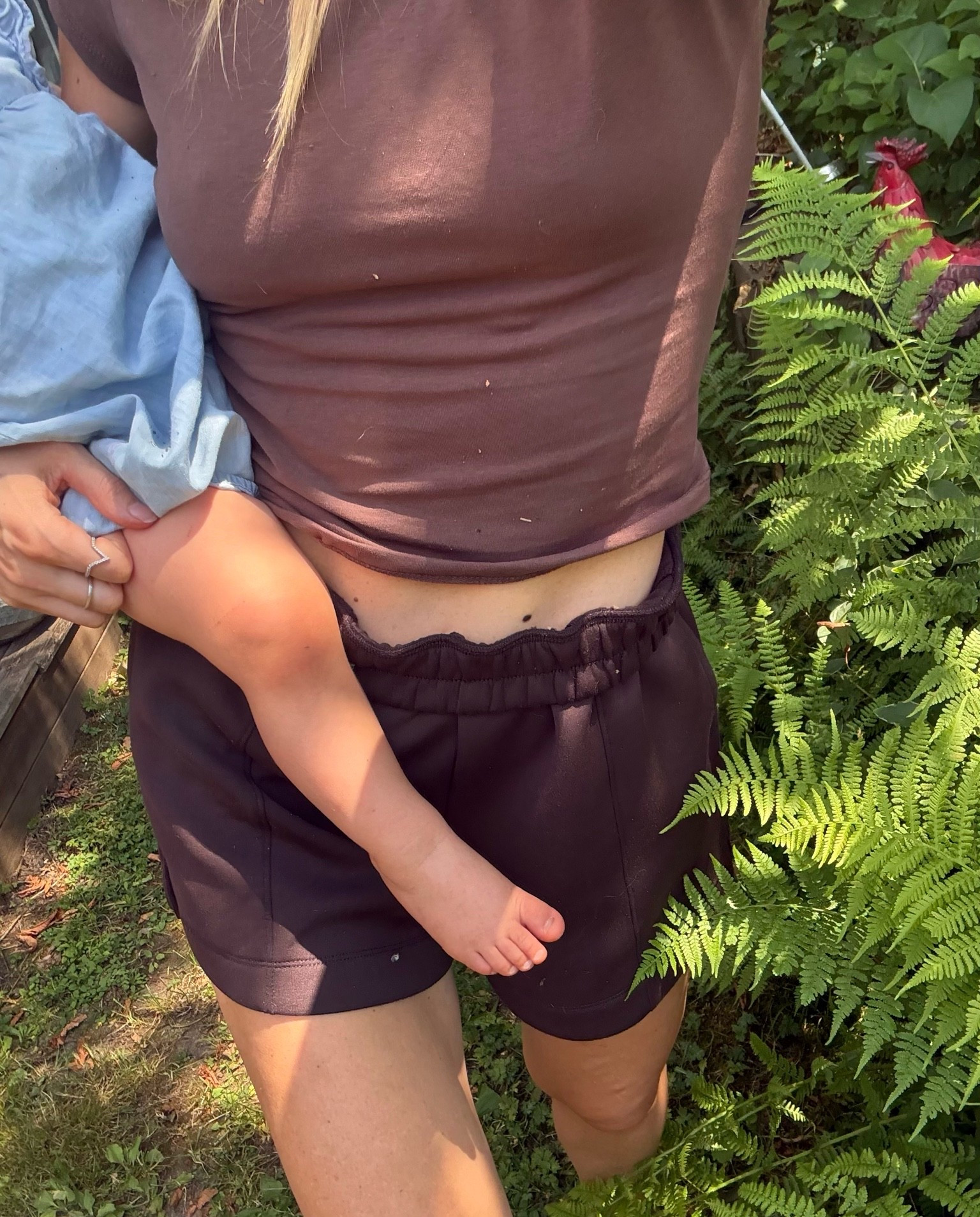 Been living in these shorts! Stretchy, comfy (not fleece inside) wearing a size small. I’d say they fit loose

#LTKsummer