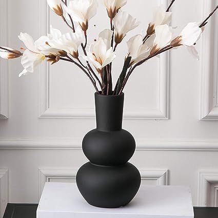 Tenforie Flower Vase Ceramic Vases for Decor, Flower Vase for Home Decor Living Room, Home, Offic... | Amazon (US)