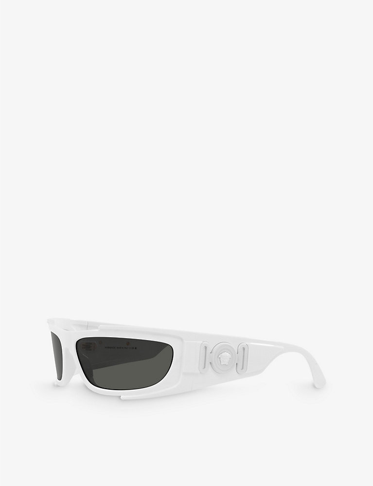 VE4446 branded-arm rectangle-frame acetate sunglasses | Selfridges