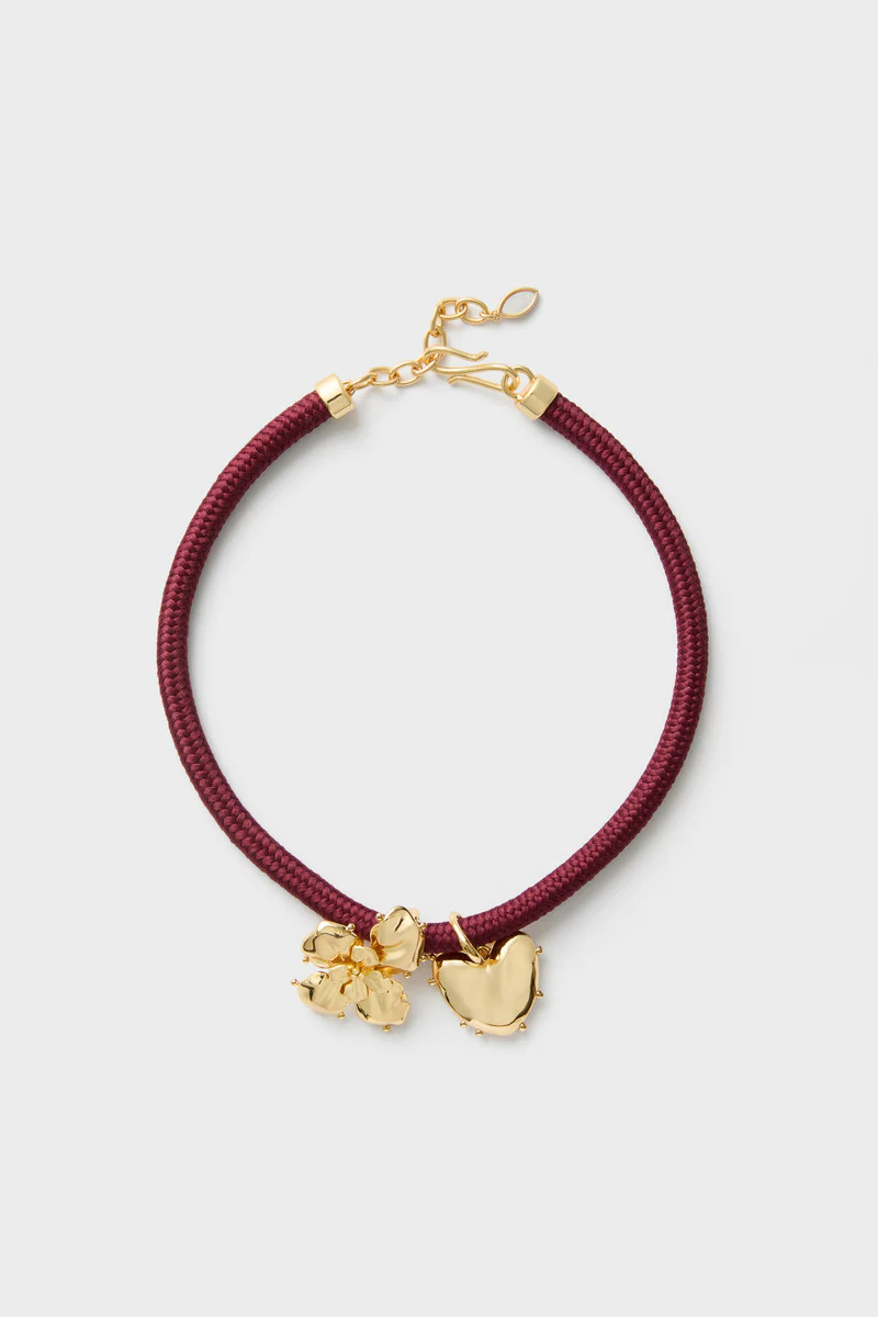 Maroon Lelani Necklace | Tuckernuck (US)