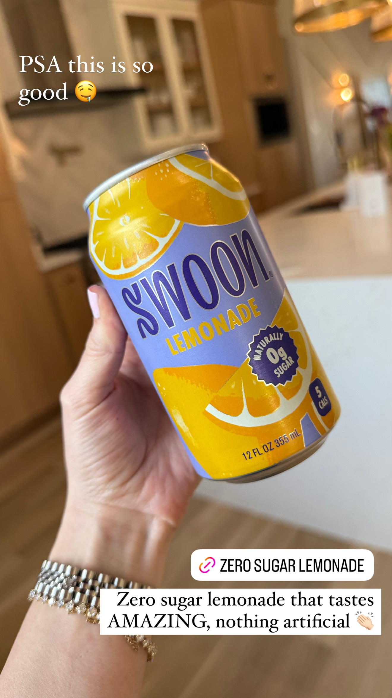 Sippin' on sunshine with Swoon Lemonade! 🍋✨ Perfectly sweet, refreshingly tangy, and zero sugar—it's the ultimate guilt-free treat to brighten your day!  

 

#LTKHome #LTKFamily