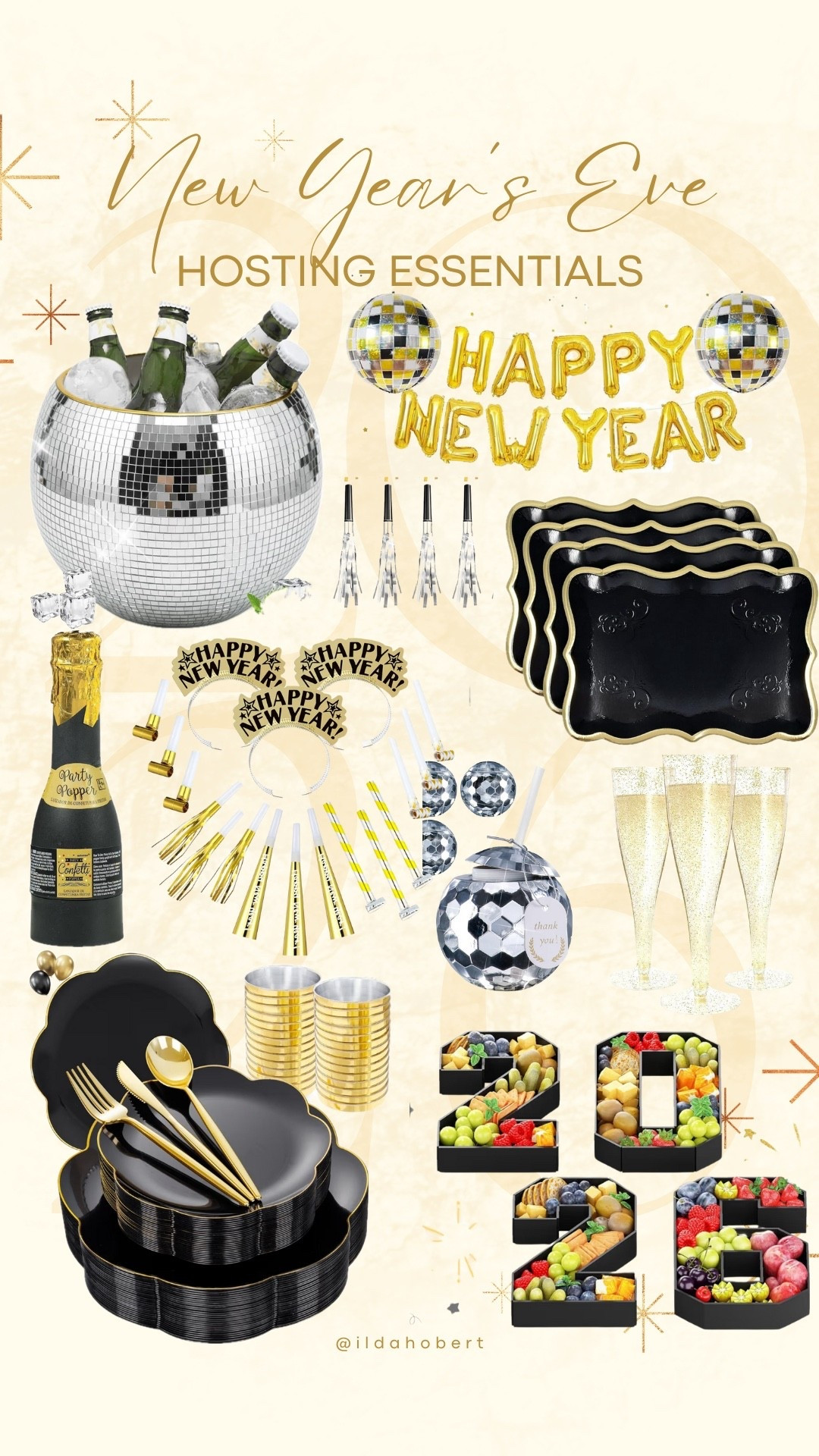 New Year’s Eve hosting essentials!🪩✨🎉

NYE party, new year’s NYE, party essentials, last minute, party decorrations

#LTKHoliday #LTKSaleAlert #LTKFindsUnder50