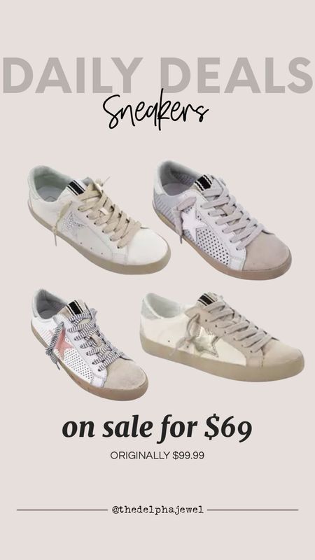 These golden goose look for less sneakers are really good quality and they’re on sale for $69. They are true to size and originally $99.99.

They come in several different color options. Here are some of my favorites. 

You can style these with so many different outfits .



#LTKsalealert #LTKfindsunder100 #LTKshoecrush