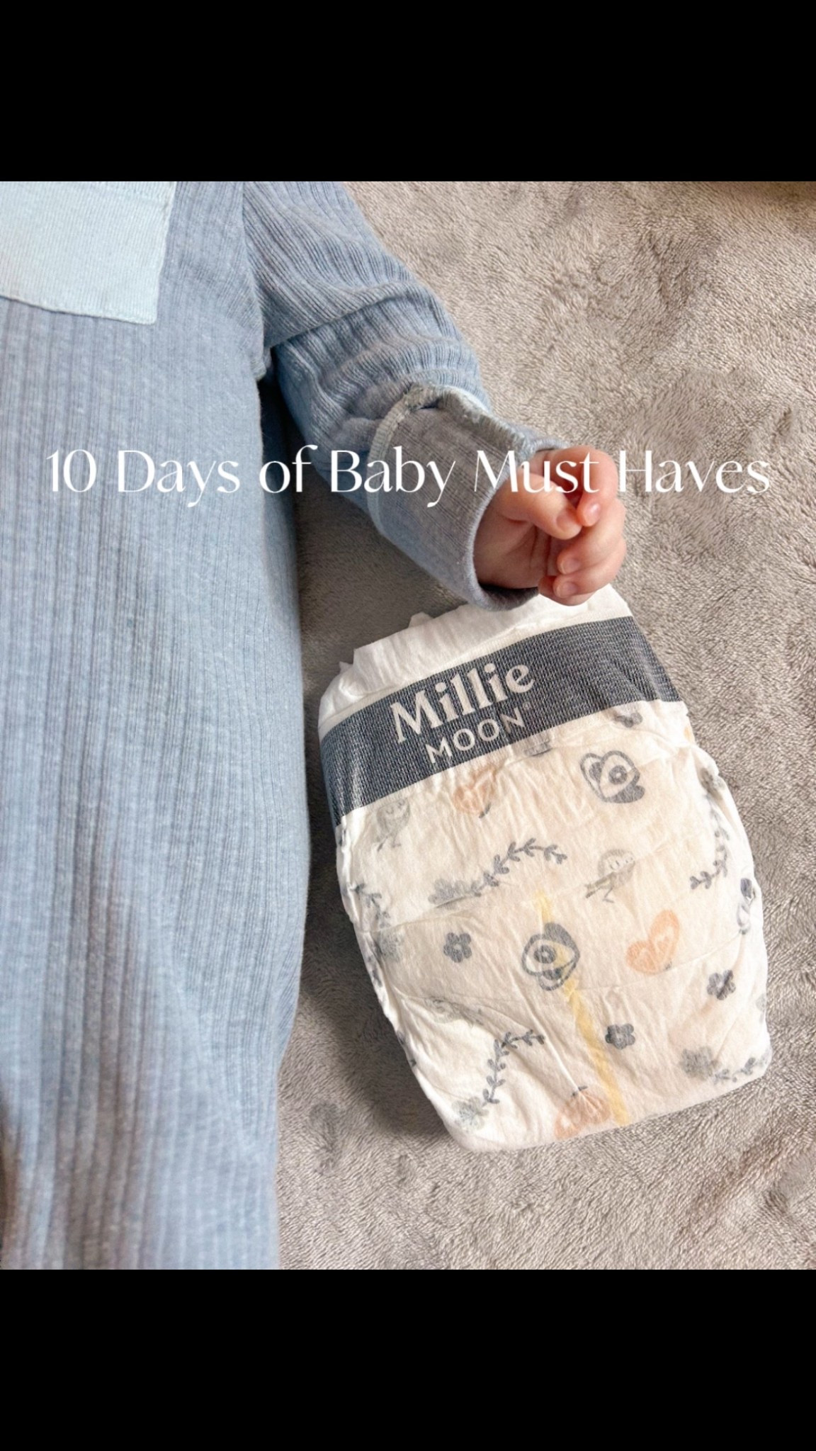 
Day 9 of 10 Days of Baby Must Haves 🎄

Millie Moon diapers have been a staple for us — soft, absorbent, and gentle on baby’s skin. We’ve tried a few now and these are the diapers we keep going back to!