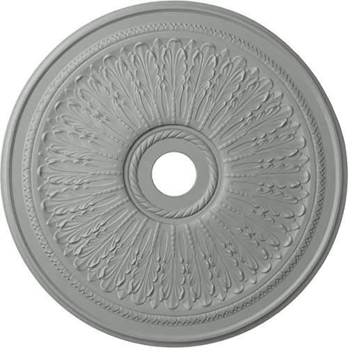 Ekena Millwork CM29OA Oakleaf Ceiling Medallion, 29 1/8"OD x 3 5/8"ID x 1"P, Factory Primed | Amazon (US)