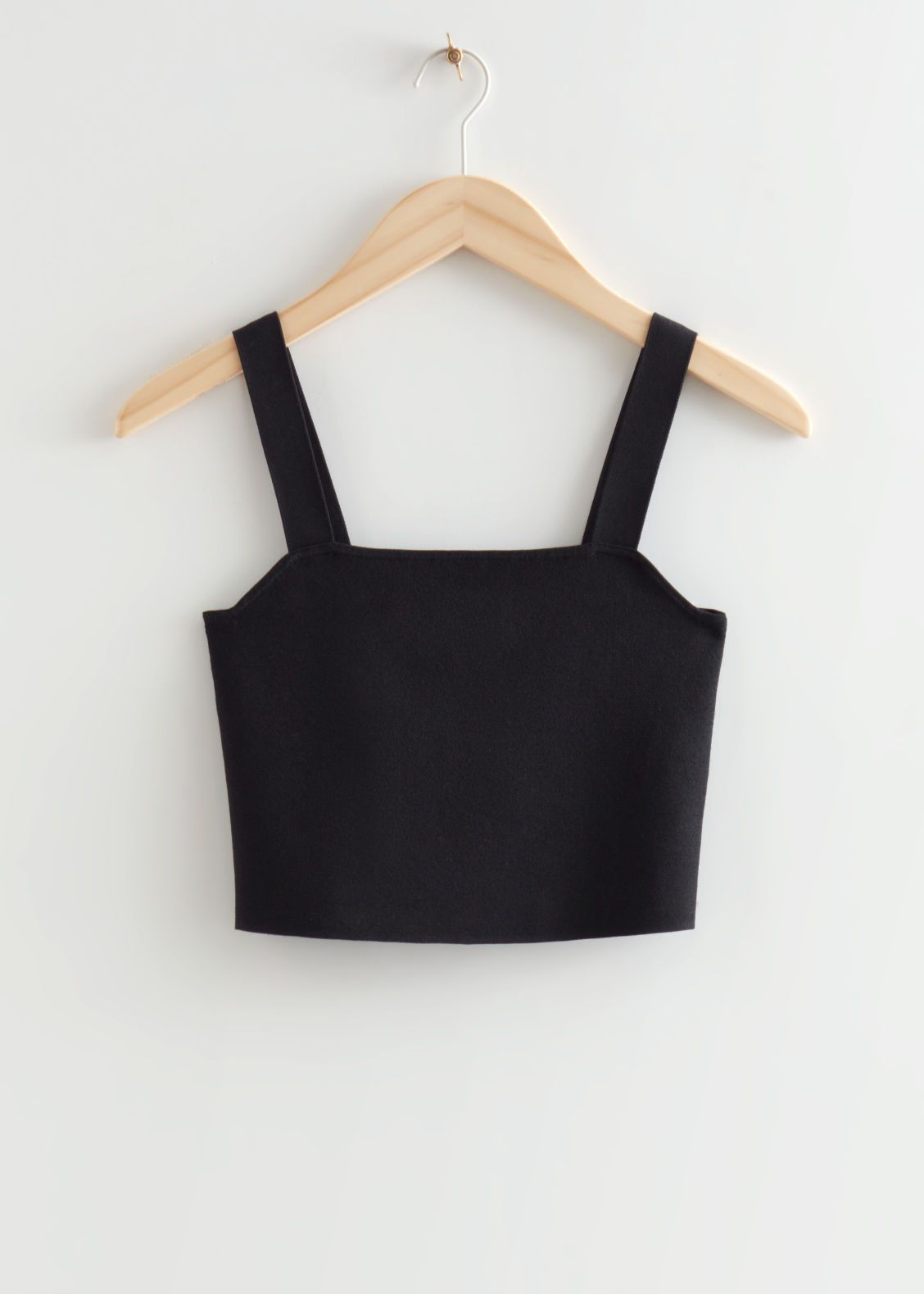 Square Neck Crop Top - Black | & Other Stories (EU + UK)