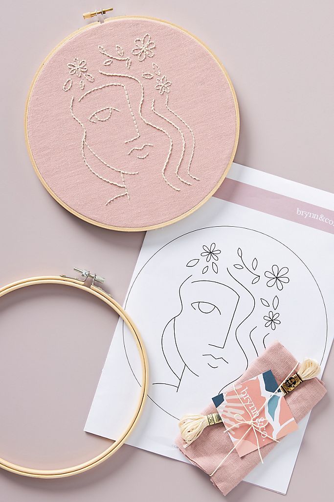 Flora Embroidery Kit | Anthropologie (US)