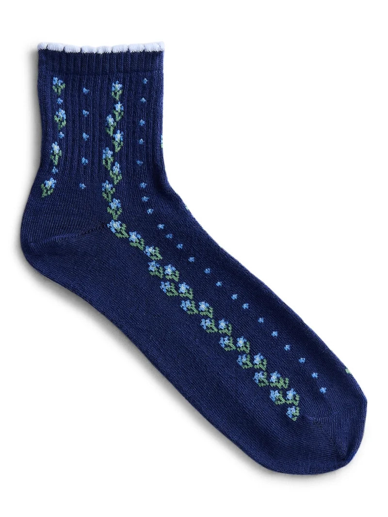 No Boundaries Ankle Socks, 3-Pack, Women's, Size 4-10 | Walmart (US)