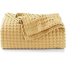 Utopia Bedding 100% Cotton Waffle Weave Blanket [Queen Size] - Luxury Breathable Skin - Friendly ... | Amazon (US)