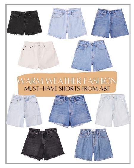 These Abercrombie jean shorts are a must for the warmer months! 

#LTKSeasonal #LTKtravel #LTKunder100