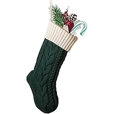 Nanou Christmas Stockings 18" Knitted Christmas Socks Family Holiday Decorations Great Big Stocki... | Amazon (US)
