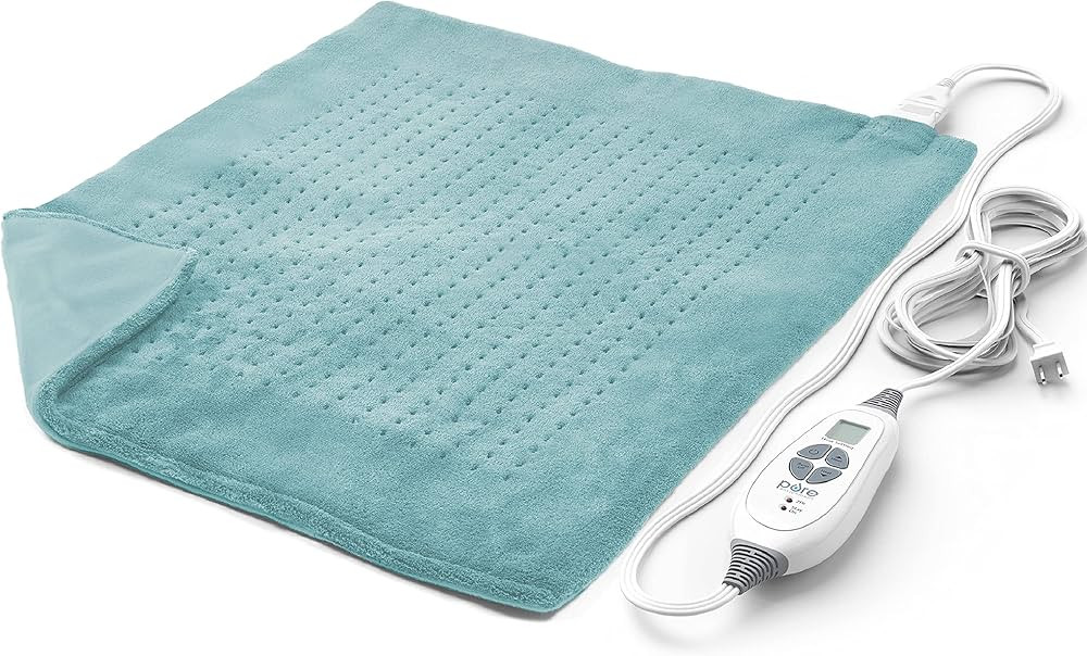 Pure Enrichment® PureRelief® Ultra-Wide Microplush Heating Pad - 20” x 24” XXL Size & 6 Hea... | Amazon (US)