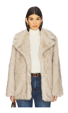 Steve Madden Kindra Coat in Natural from Revolve.com | Revolve Clothing (Global)