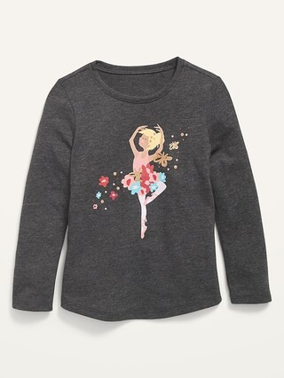 Long-Sleeve Graphic Tee for Toddler Girls | Old Navy (US)