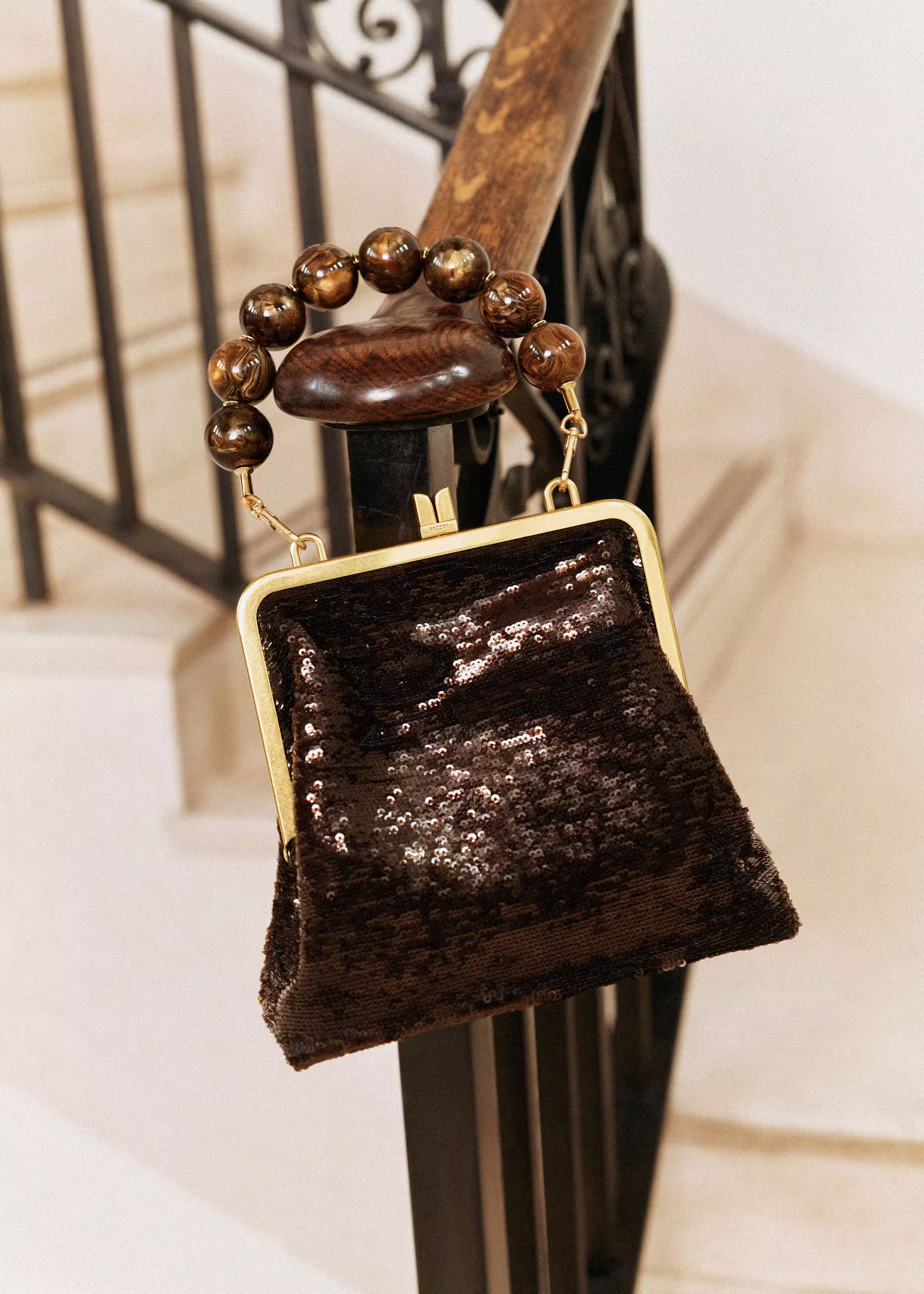 Sequin Evening Bag Italian Sequin | ME+EM US