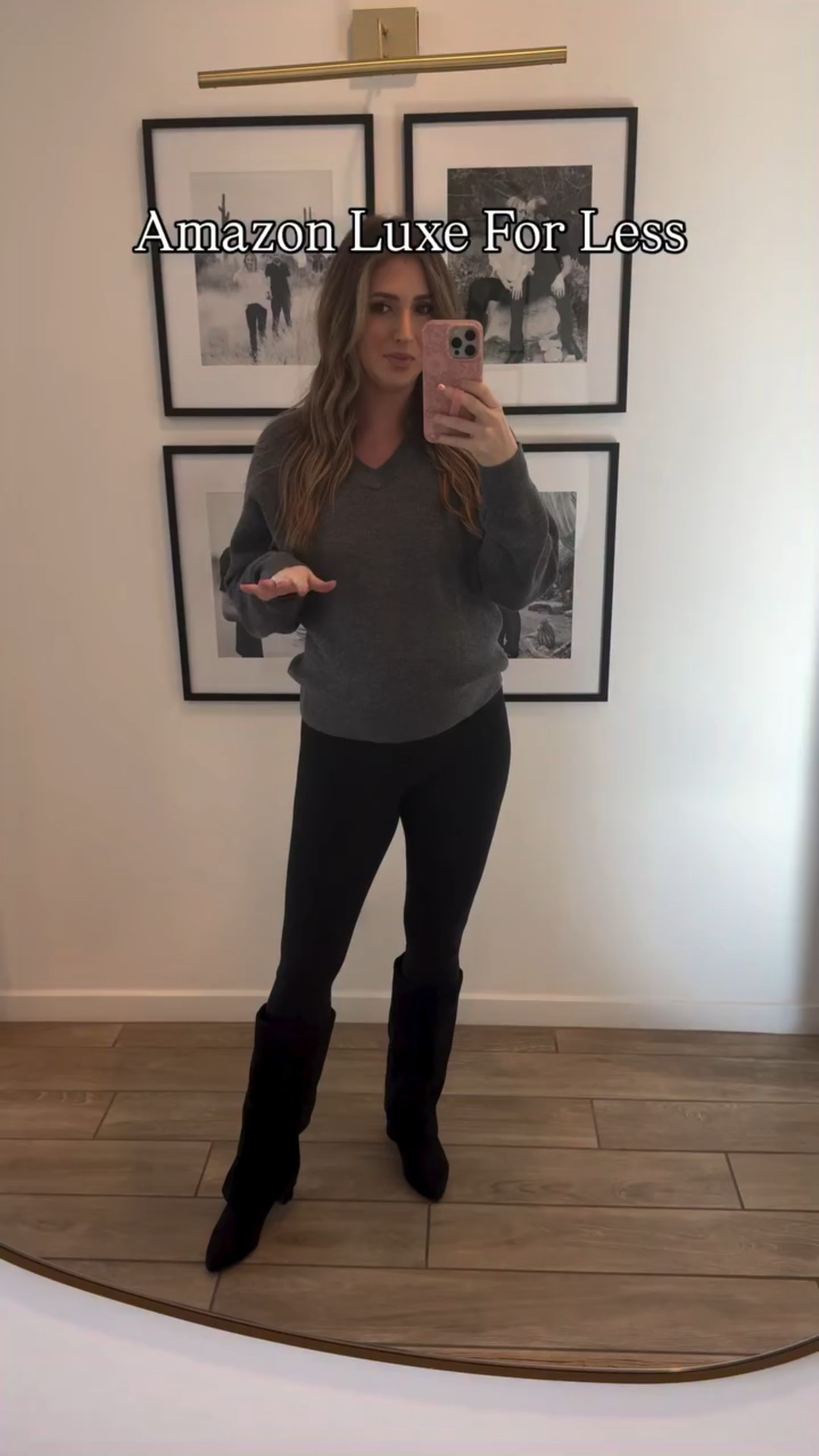 This pullover and leggings and I’m all set for spring!! Follow me and comment SHOP & I’ll send you the links.